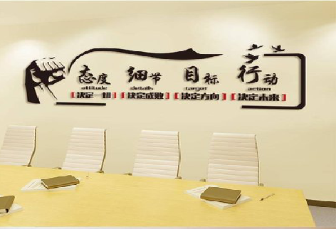 阜南企业文化墙主要展示什么？