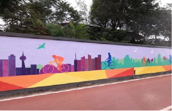 阜南墙体彩绘-围墙