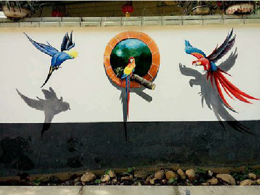 阜南视觉错位-3D墙绘设计