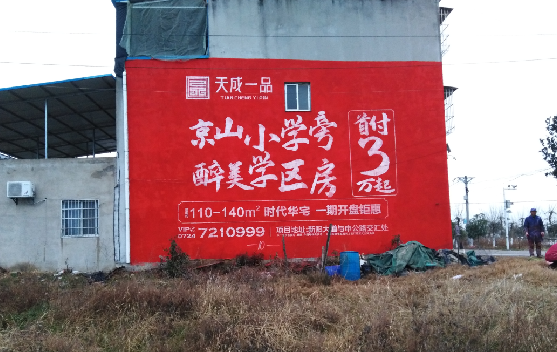 阜南墙体彩绘宣传效果如何？