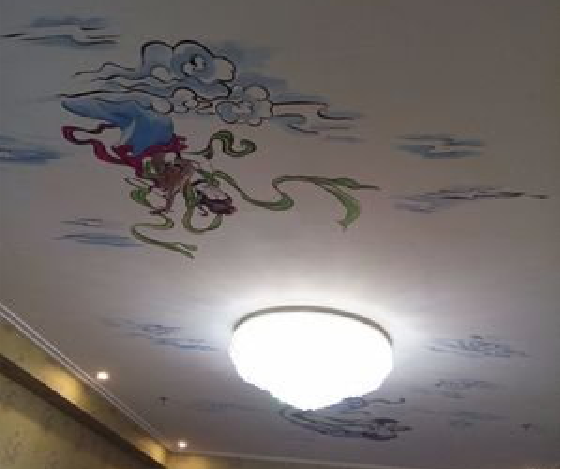 阜南如何快速绘制天花板上的手绘墙？