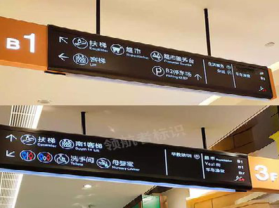 阜南如何通过商场标识牌引导客流分布？